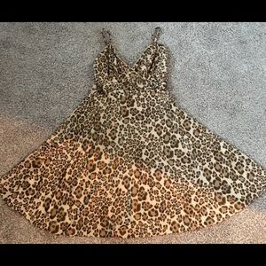 Metropark Leopard Print Dress